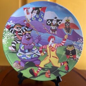 2000 McDonald’s Japan Kite Flying Plate – Grimace, Ronald & Friends in Kimonos🪁